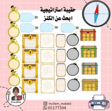حقيبة استراتيجية الكنز المفقود -منتج ورقي