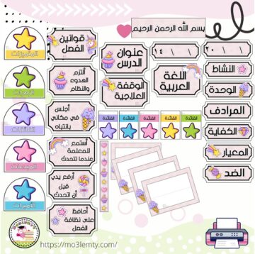 حقيبة اللغة العربيةRainbow-منتج مطبوع