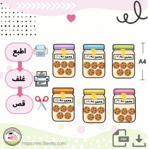 وسيلة تحفيز المجاميع جرة الكوكيز(عربي)-منتج رقمي