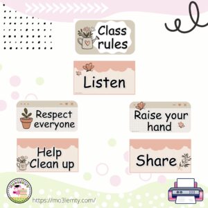 قوانين الفصل انجليزي (Flora)-منتج مطبوع