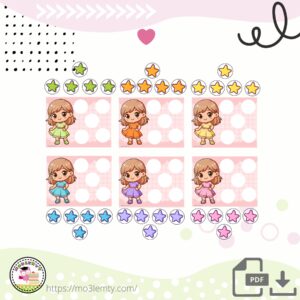 تحفيز (النجوم)-بنات-منتج رقمي