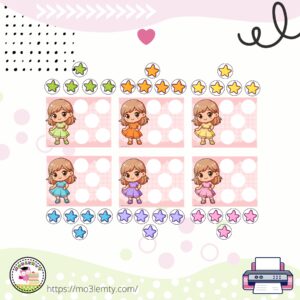 تحفيز (النجوم)-بنات-منتج مطبوع